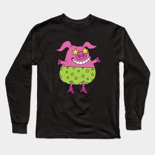 Groovy Pig Long Sleeve T-Shirt